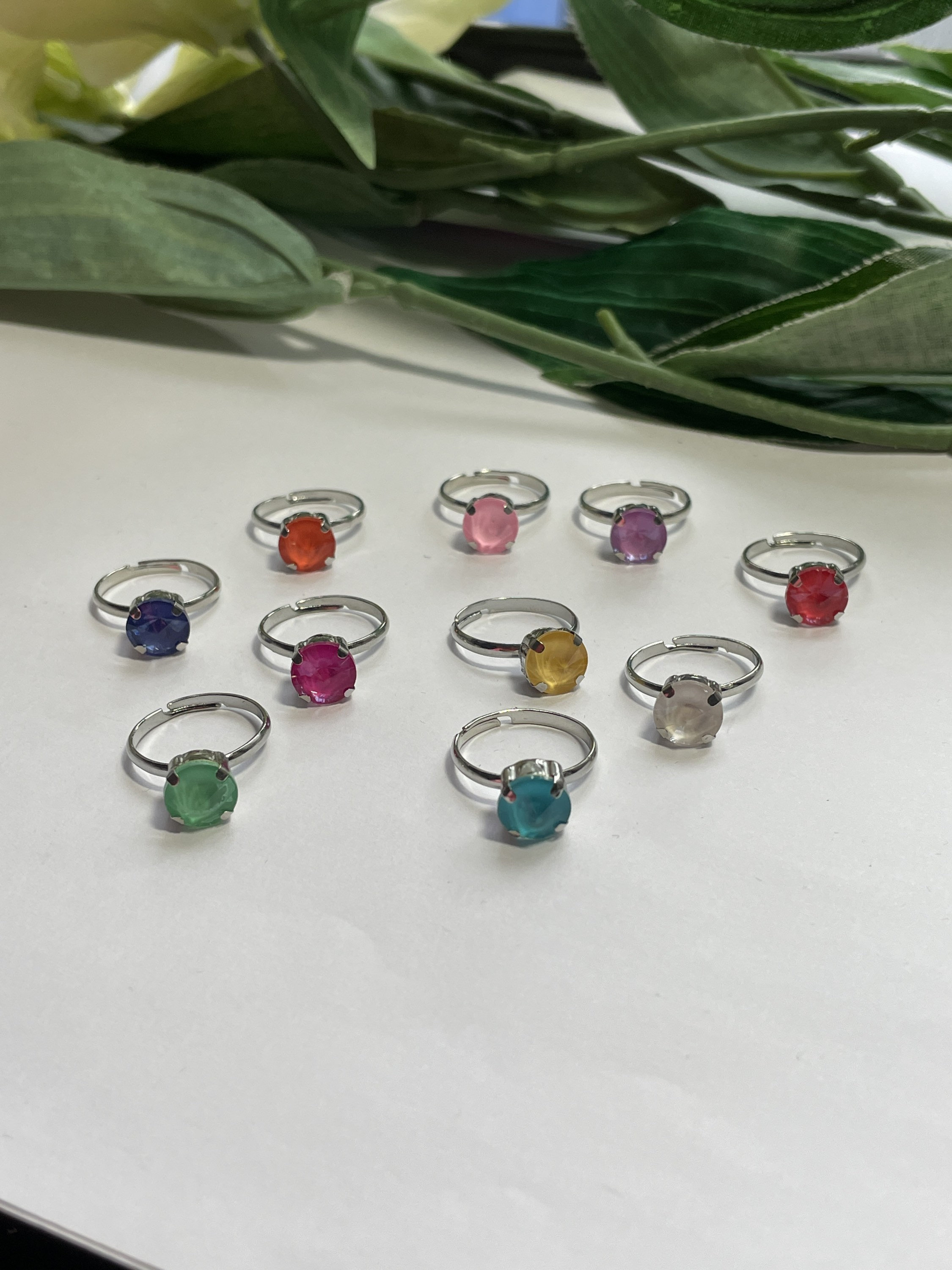 Child's Adjustable Rhinestone Ring, Kids Rings, Girls Rings, Girls ...