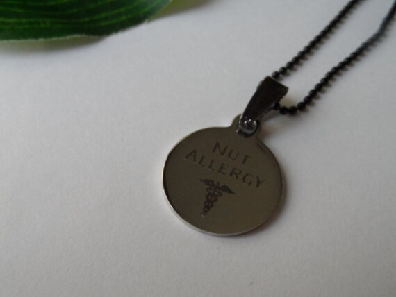 Nut allergy best sale necklace