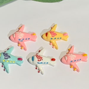 Set of 5 Aeroplane Magnets, Airplane Magnets, Fridge Magnets, Locker Magnets, Novelty Magnets