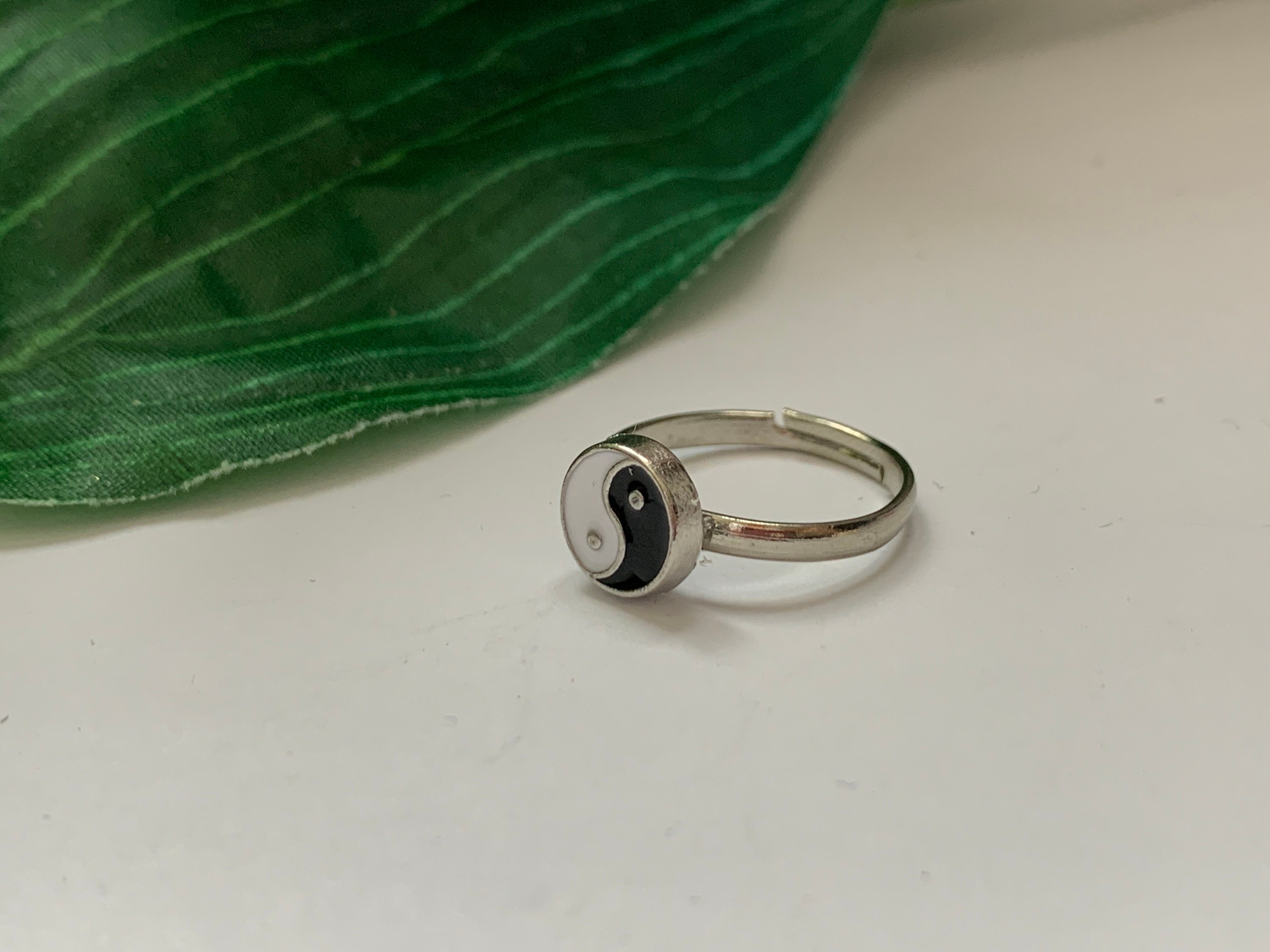 Girls Adjustable Yin Yang Ring Kids Rings Girls Rings Etsy