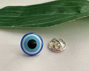 Evil Eye Lapel Pin, Evil Eye Tie Pin, Lapel Pin,  Hat Pin, Lapel Pin, Evil Eye Brooch