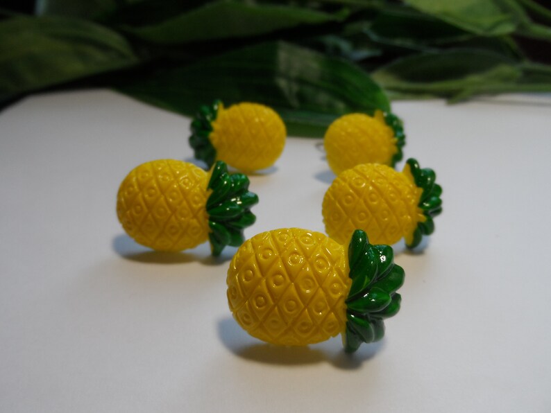 Pineapple Push Pins Novelty Push Pins Decorative Push Pins Etsy