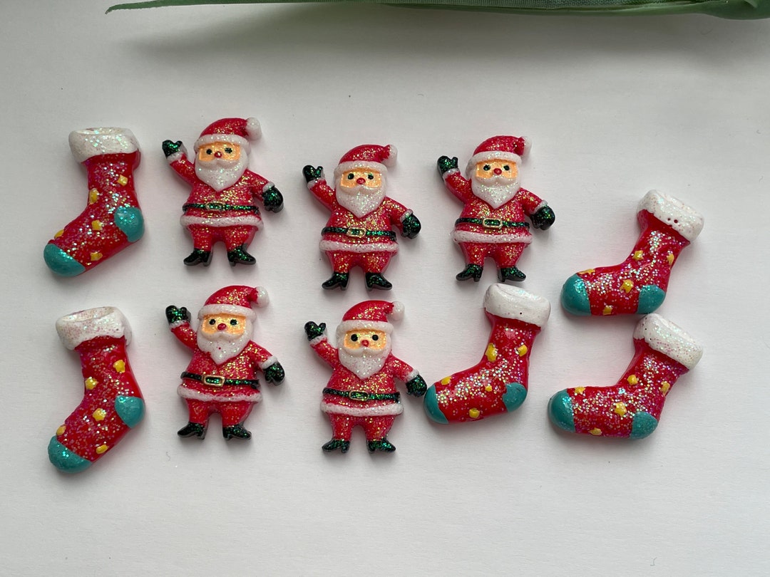 Bumper of 10 Mini Christmas Magnets, Christmas Magnets, Fridge Magnets ...