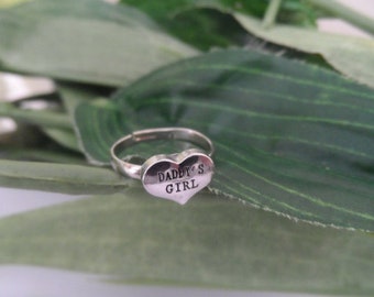 Band Ring Daddys Girl Ring Rings For Daughter From Dad Wedding