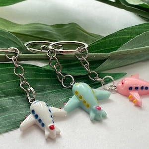 Aeroplane Keychain, Novelty Keychain, Airplane keyrings, tween gifts, teen gifts