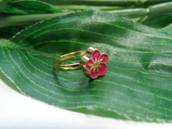 Anello di fiori rosa regolabile per bambini, anelli per bambini, anelli di  ragazze, anelli di bambine, anelli per bambini, regali di compleanno per  ragazze, anelli di bambina -  Italia