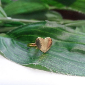 Child's Heart adjustable ring, girls birthday gift, girls rings, kids rings, adjustable rings,little girl rings