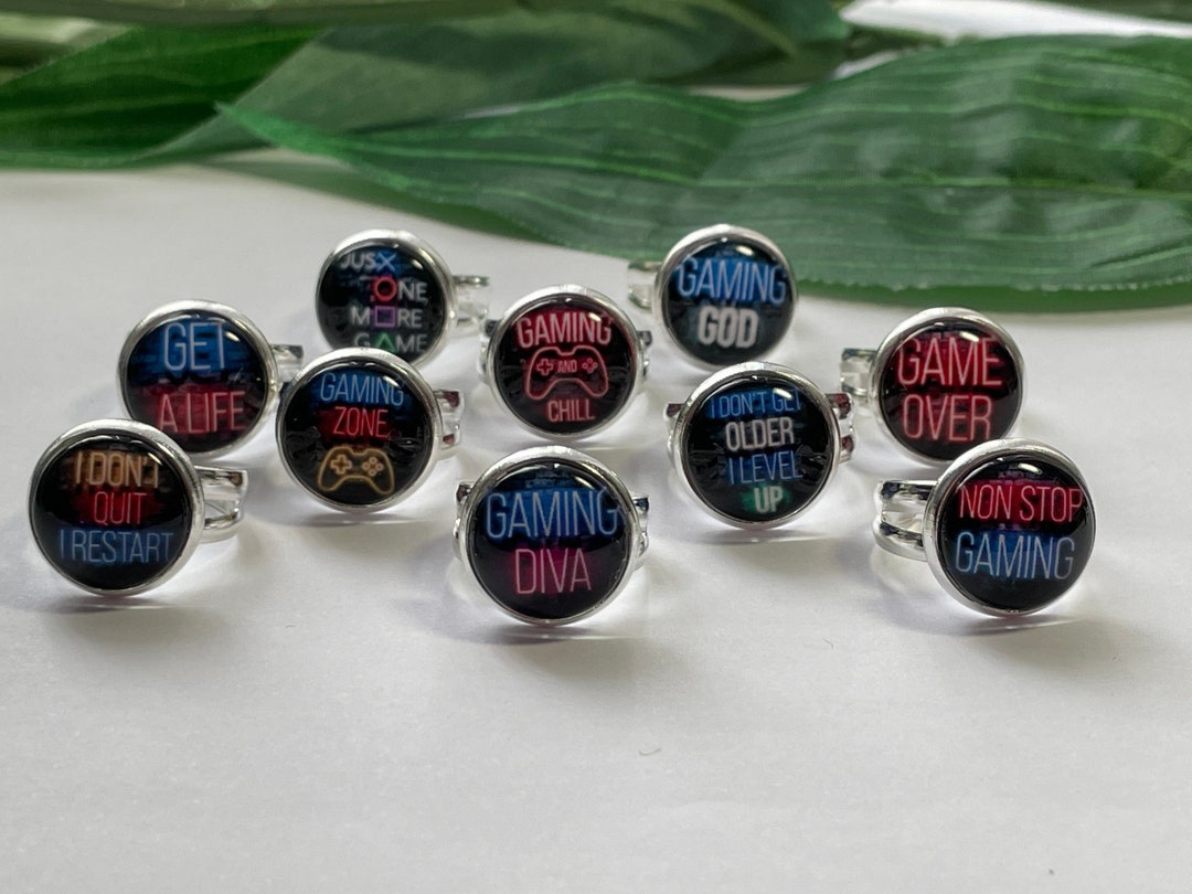 Child's Adjustable Gamers Ring, Kids Rings, Girls Rings, Boys Ring ...