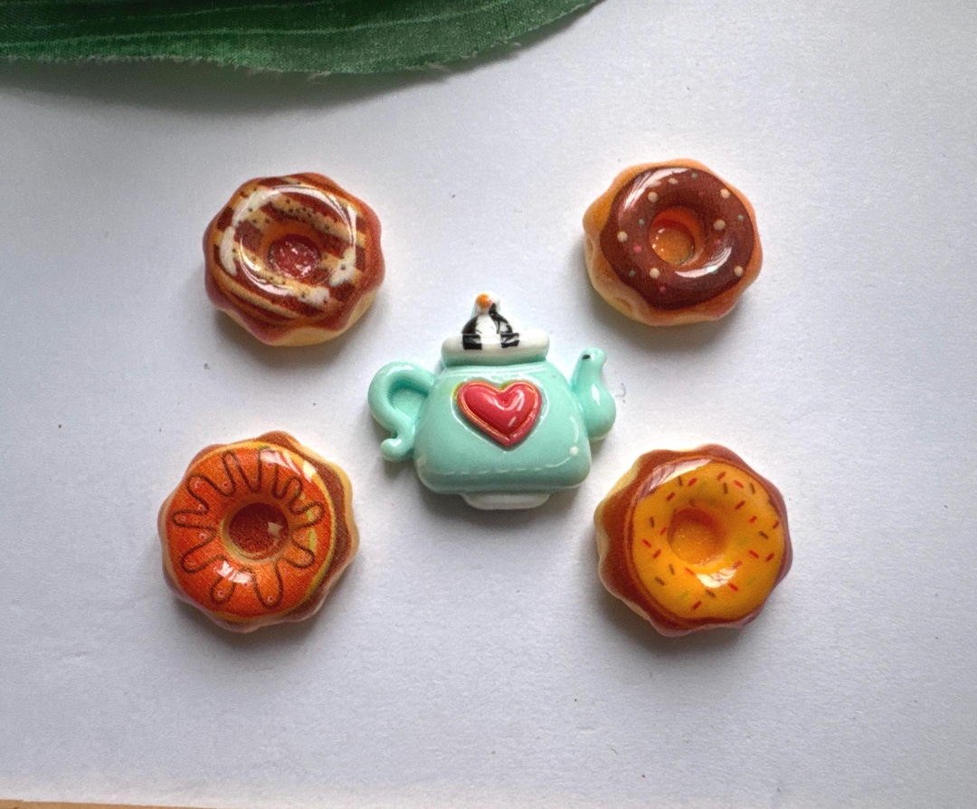 Time Magnets Set of 5 Tea Time Magnets, Tea Magnets, Fridge Magnets, Locker Magnets ...