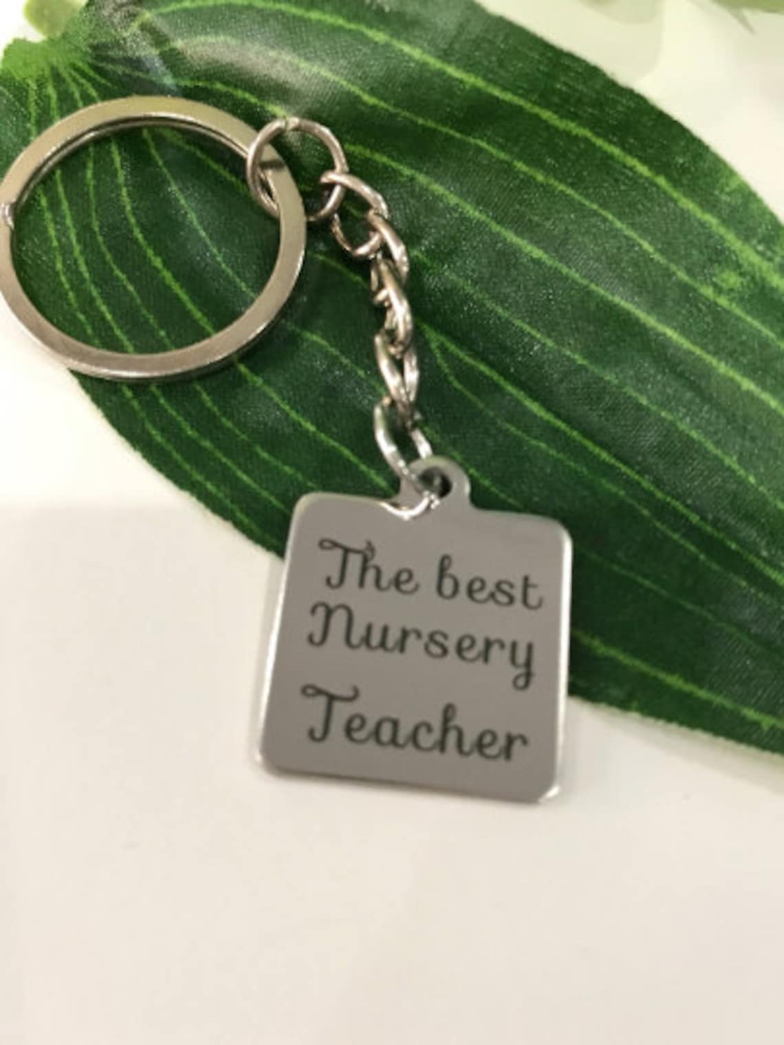 Nursery Teacher Keychain Teacher Keyrings Appreciation Etsy Denmark