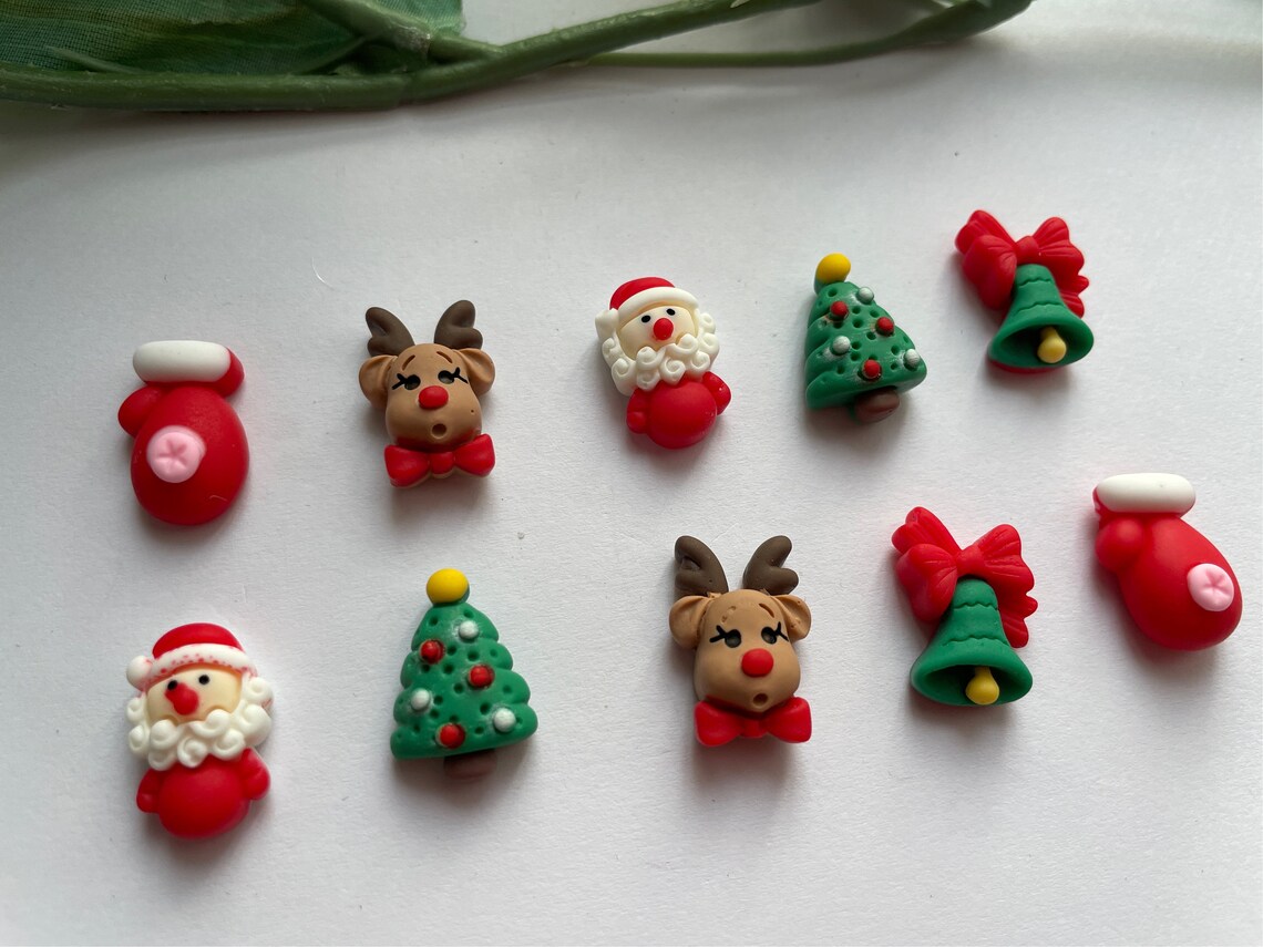 Bumper of 10 Mini Christmas Magnets, Christmas Magnets, Fridge Magnets ...