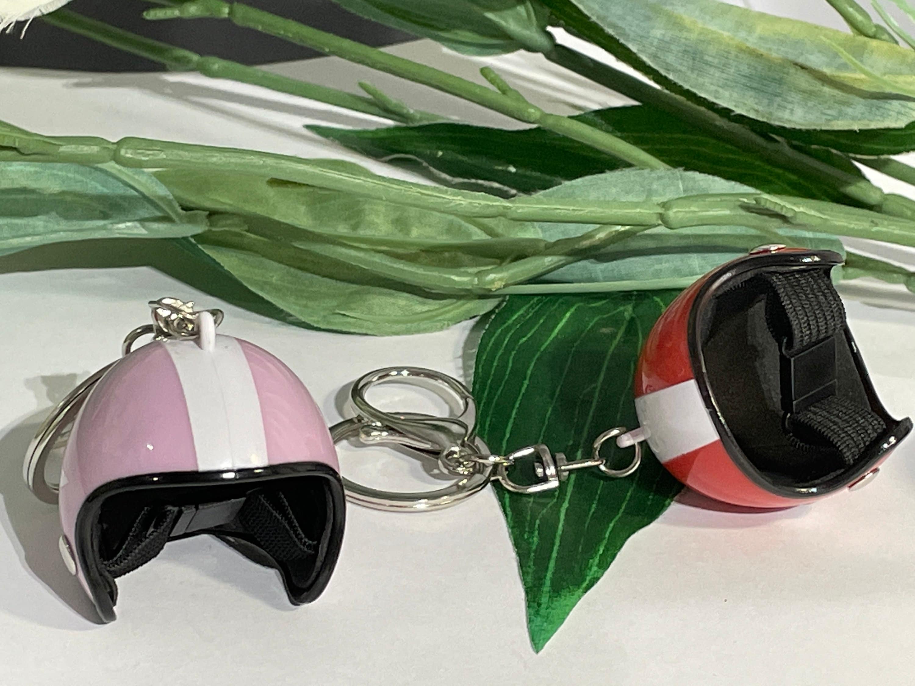 Motorcycle Helmet Keychains, Novelty Keychains, Crash Helmet