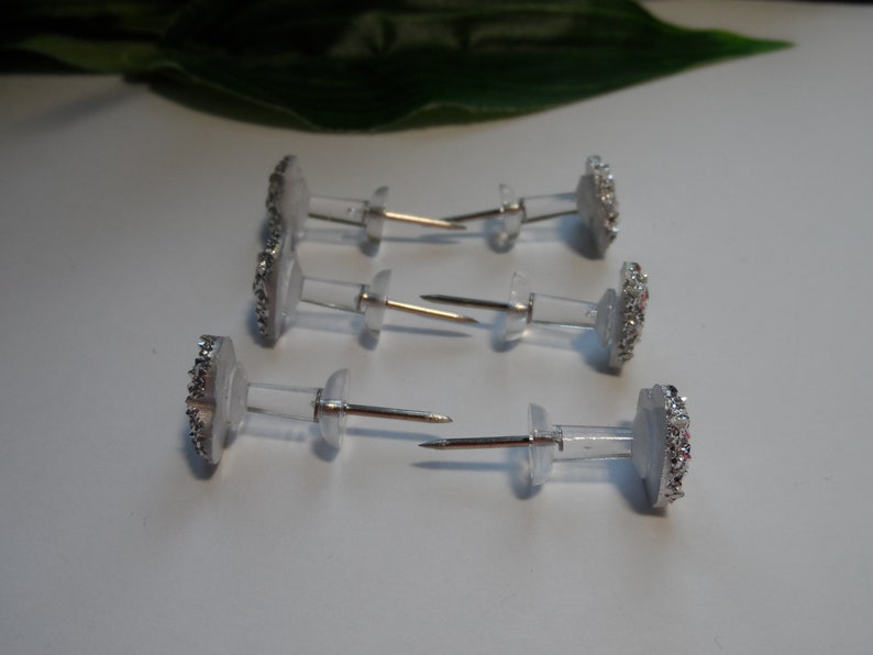 Decorative Push Pins Novelty Push pins Bling Heart Push Pins Bridal Push Pins Novelty Push Pins Teacher Gifts