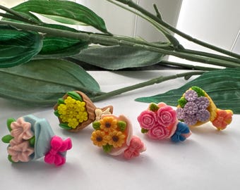 Bouquet of Flowers Push Pins, Novelty Push pins, Decorative Push Pins, Novelty Push Pins, Mothers day Gifts