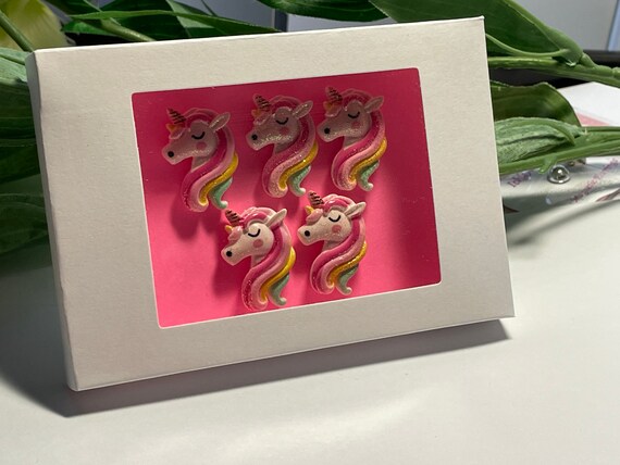 Set of 5 Unicorn Magnets, Unicorn Magnets, Fridge Magnets, Locker