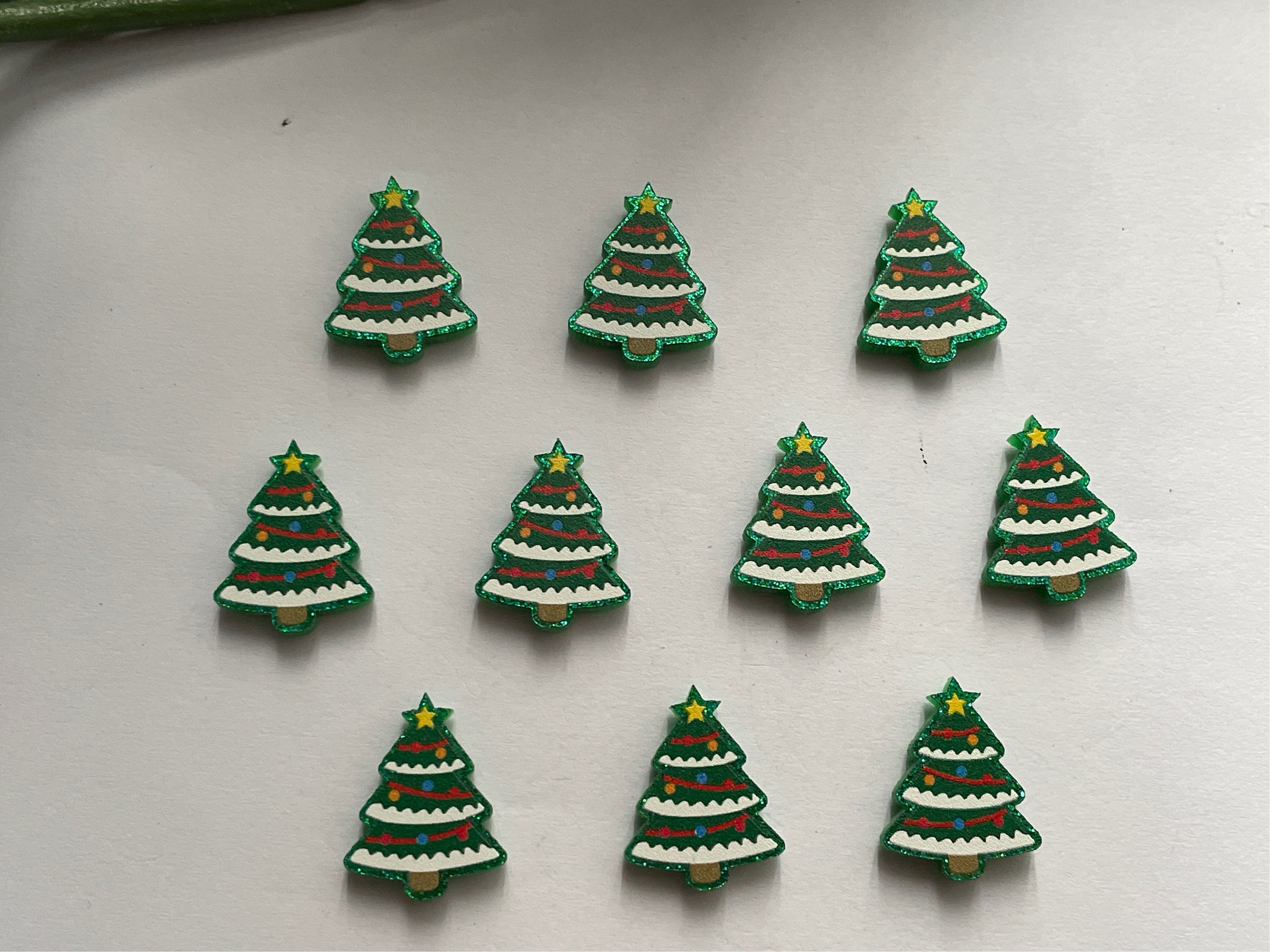 Roeda Mini Christmas Tree Magnet - 1.5"H X 1.25"W, Open Stock Winter Decor, Fridge Or Metal Surface Decoration - View #6