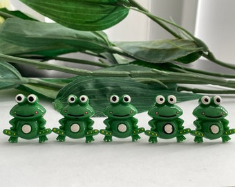 Froggy Push Pins, Novelty Push pins, Decorative Push Pins, Novelty Push Pins, Teacher Gifts, Frog Gifts, thumbtacks