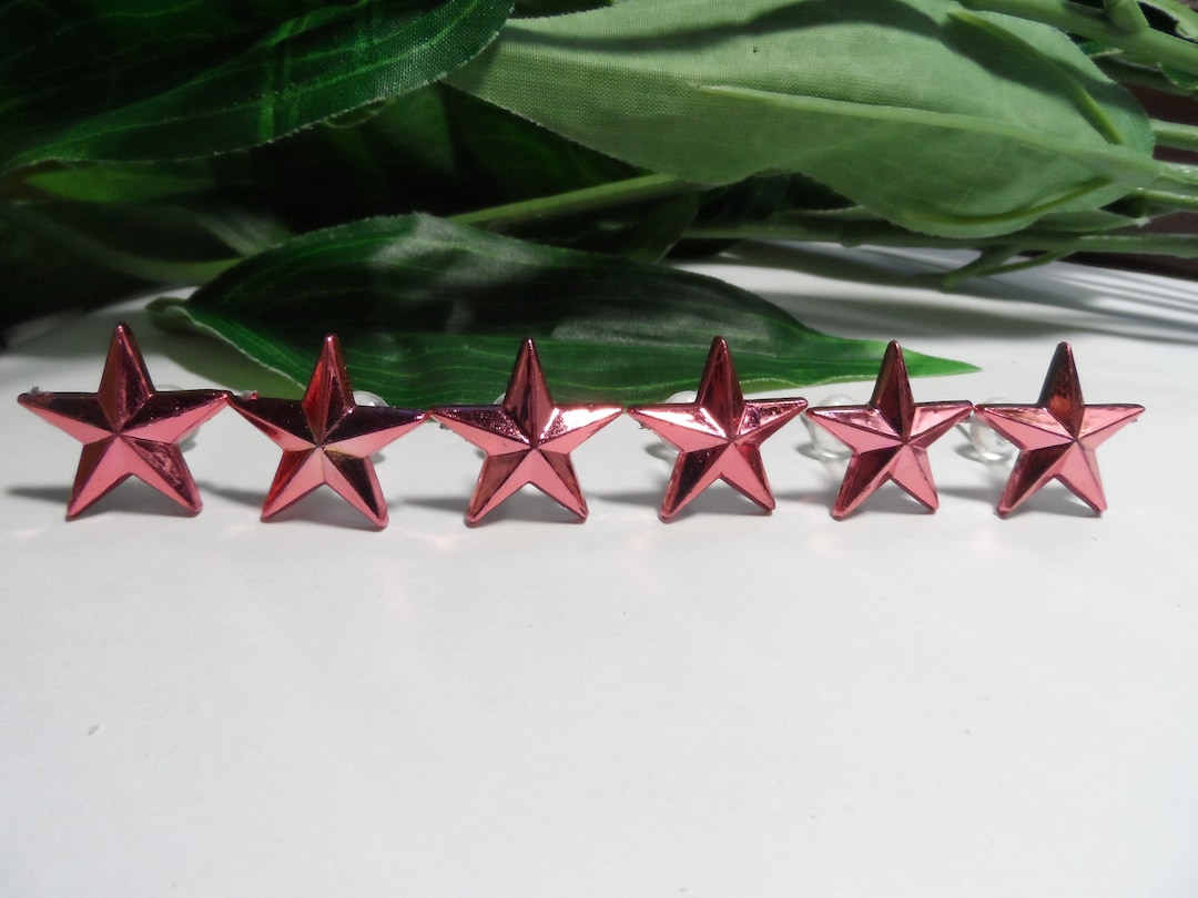 Pink Star Push Pins Novelty Push Pins Decorative Push Pins Etsy