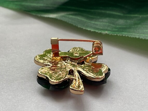 Four Leaf Clover Lapel Pin Clover Lapel Pin Lucky Clover Lapel Pin Lapel pin accessories