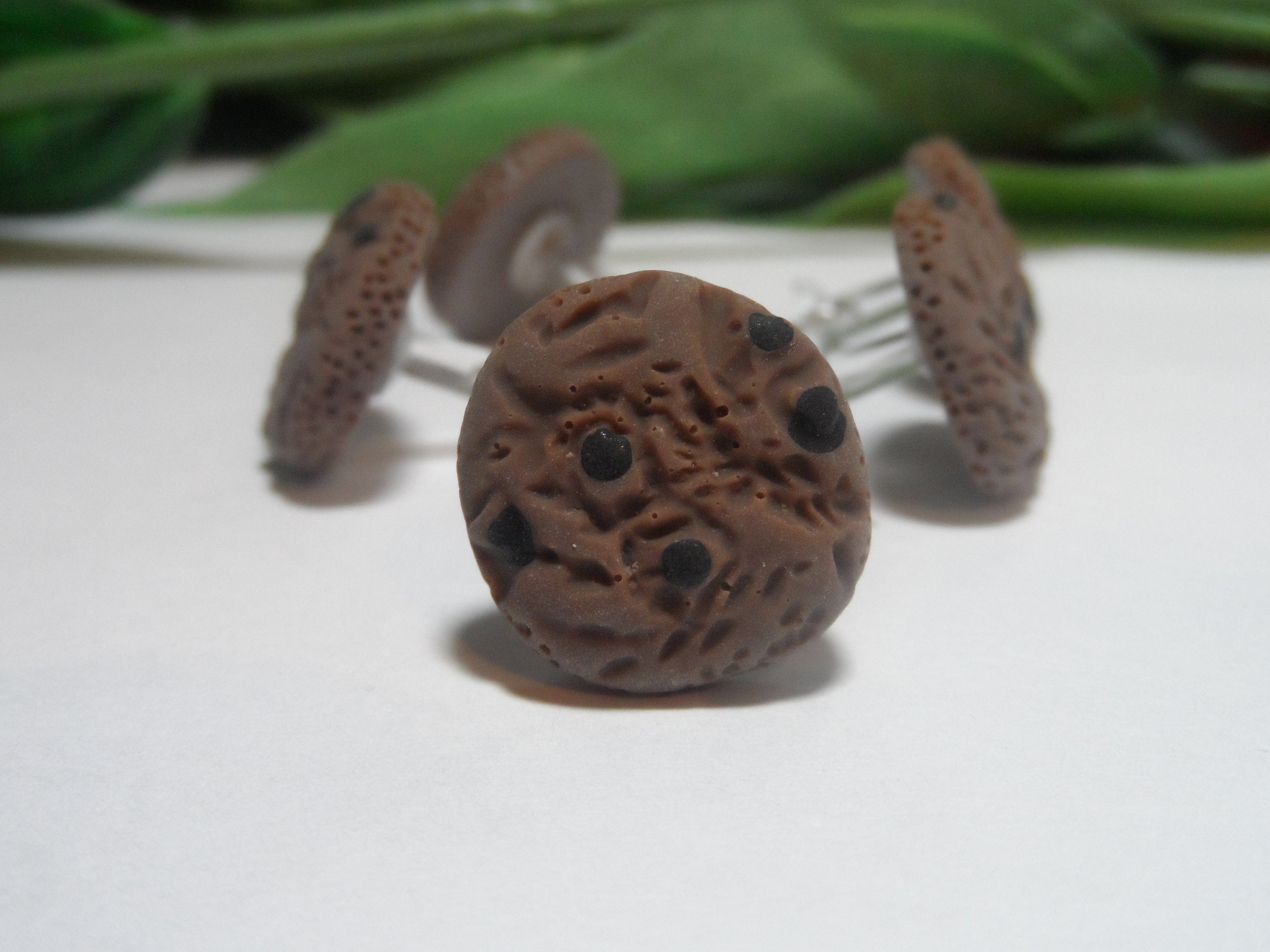 Chocolate Chip Cookie Push Pins Novelty Push pins Decorative Etsy