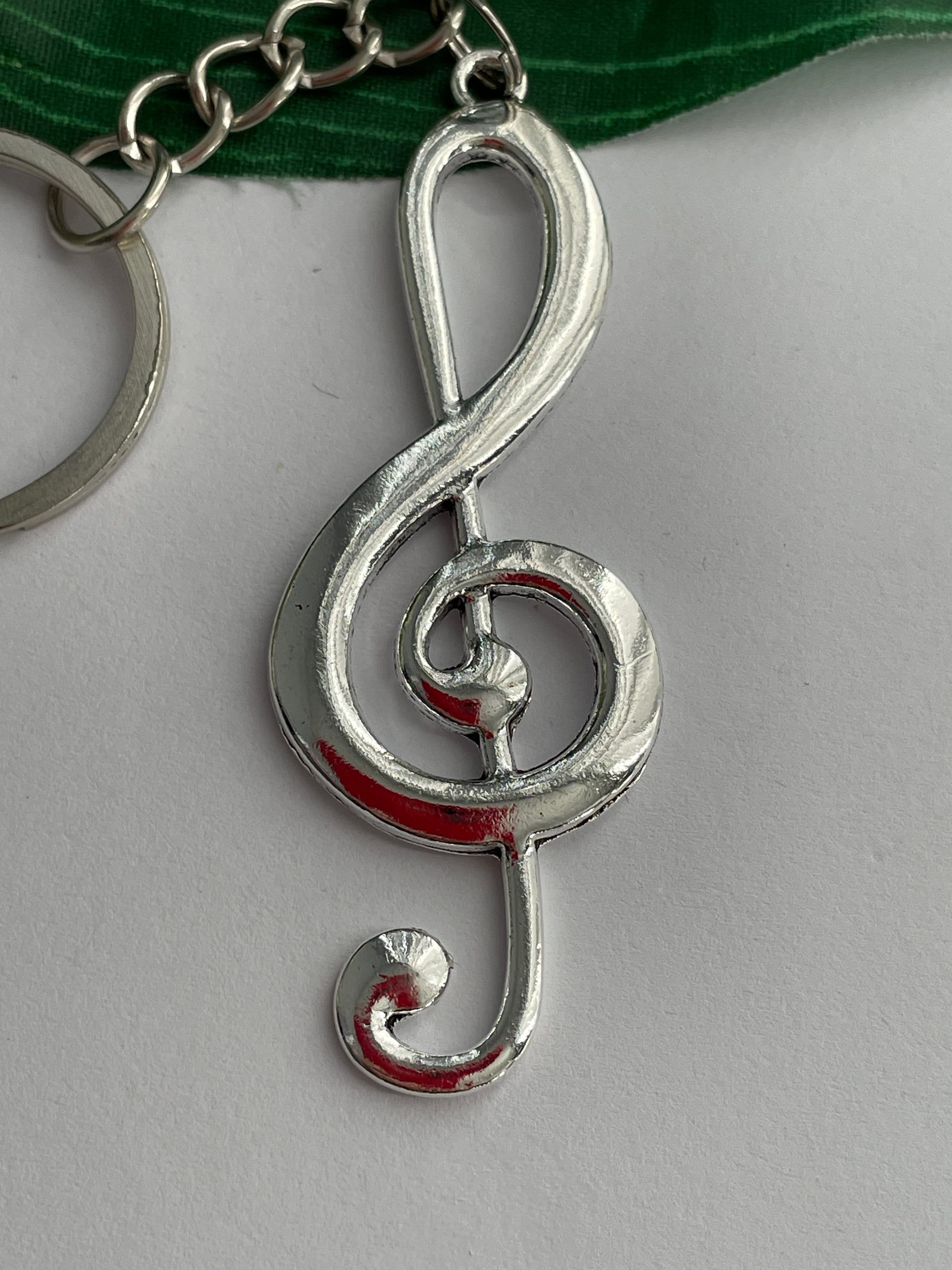 Music Note Keychain, Novelty Keychain, Music Keyrings, Musical Gifts ...