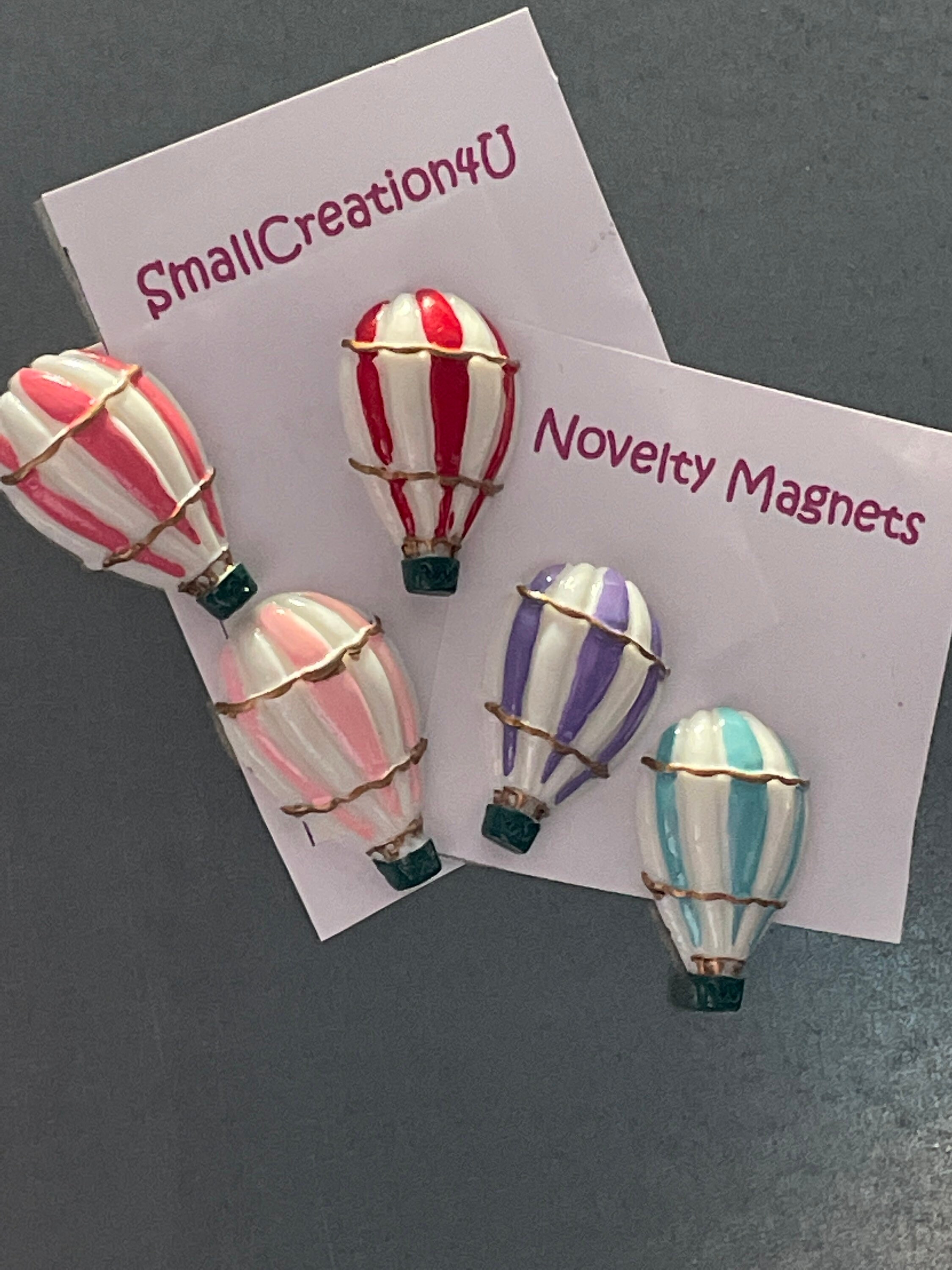 Set of 5 Hot Air Balloon Balloon Fridge Etsy