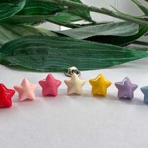 Colored StarLapel Pin, Gold Star Tie Pin, Star Lapel Pin, Star Tie Pin