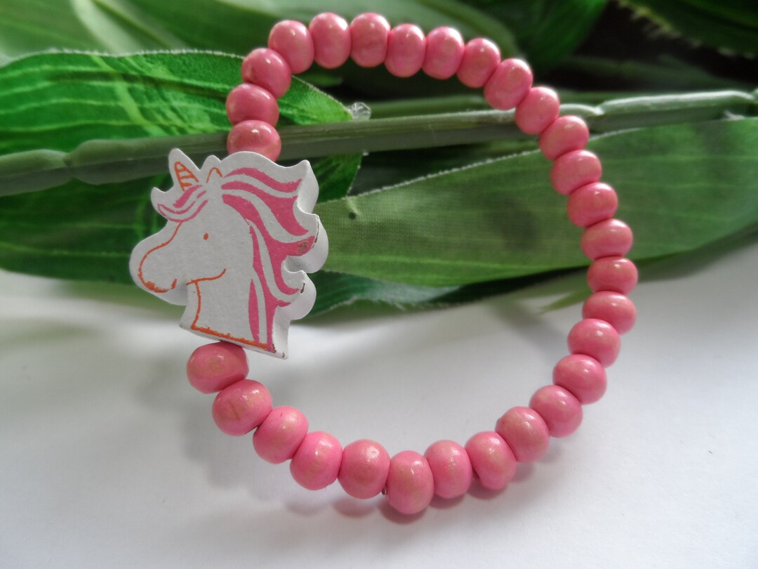 Unicorn Stretchy Bracelets, Girls Party Favours, Girls Unicorn Party