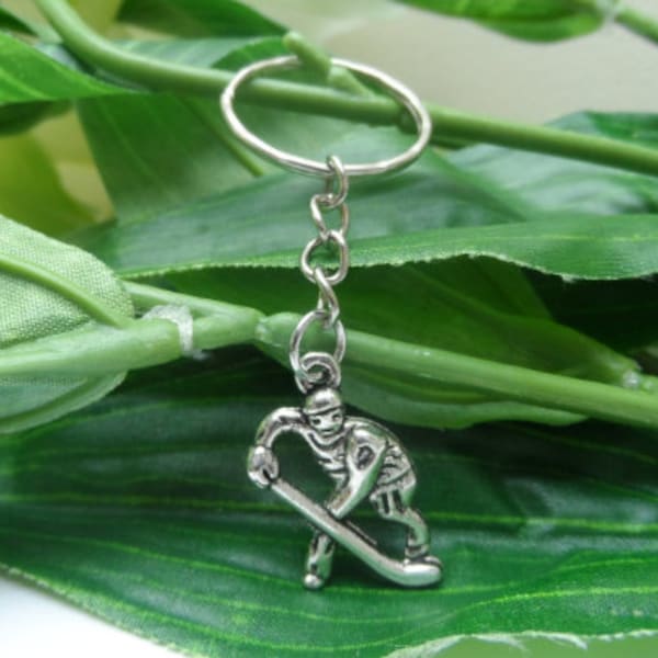 Hockey Keychain Etsy