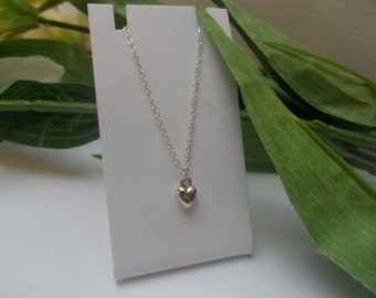 Petite Heart Necklace, Girls necklace, Girls Pendants, Heart Necklace