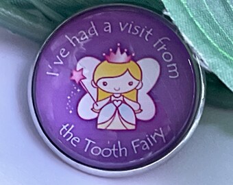 Tooth Fairy Girls Badge, Tooth Fairy Gifts, Novelty Badges