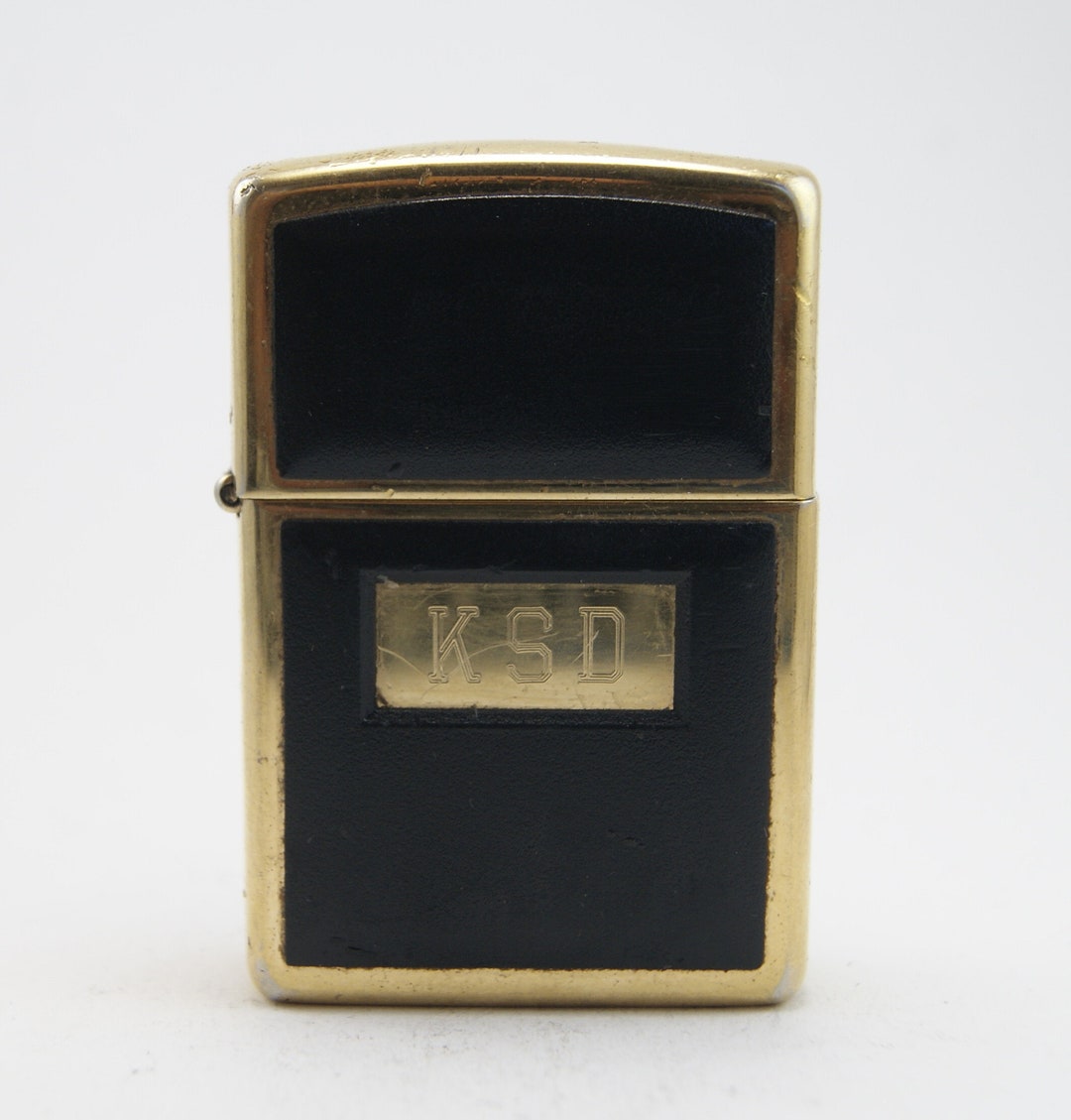 1995 Gold Plated Zippo Lighter With Plastic Covering 1995 Gold Plated Zippo Lighter With Plastic Covering
