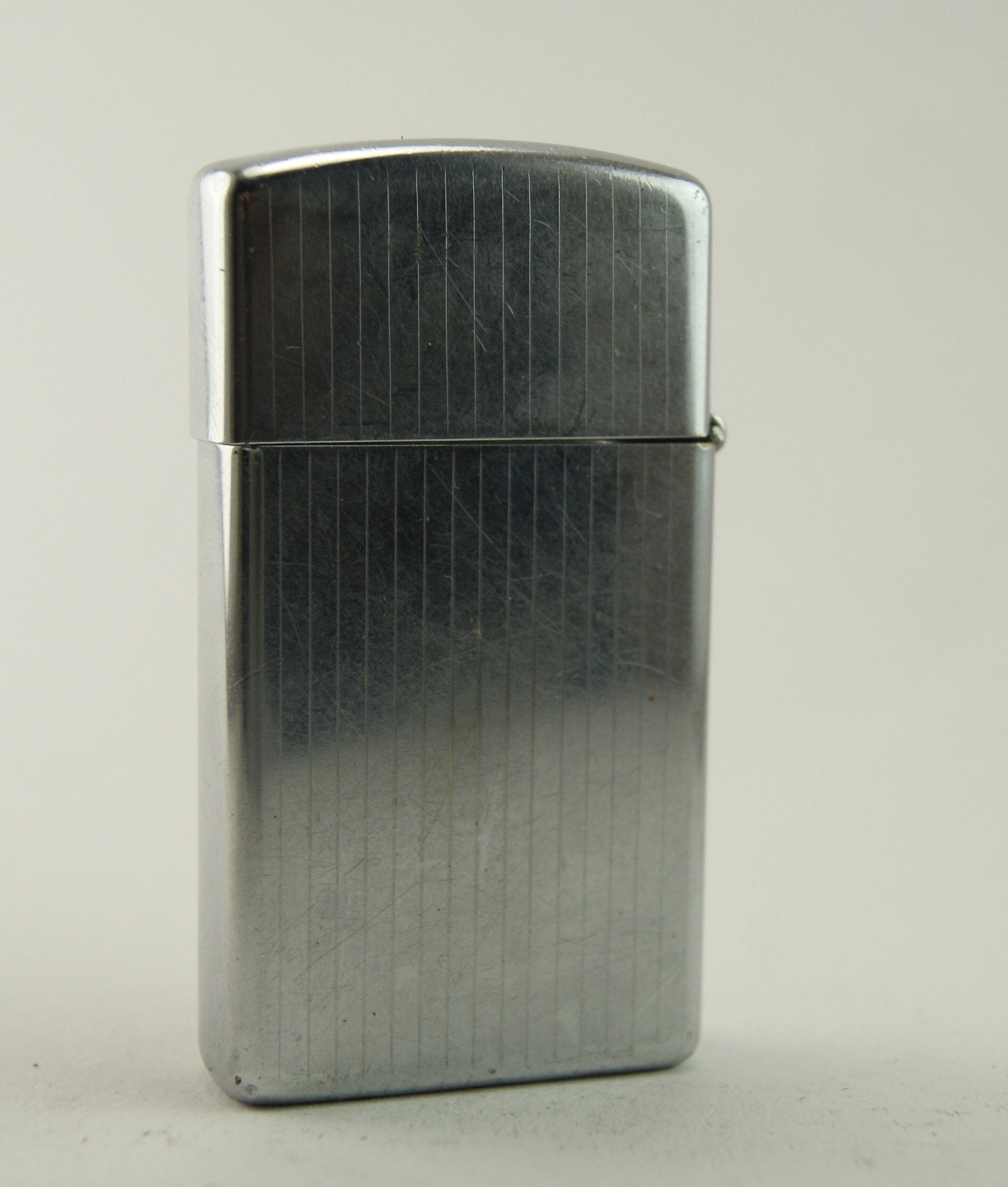 1980 Zippo Slim With Front and Back Pattern: - Etsy