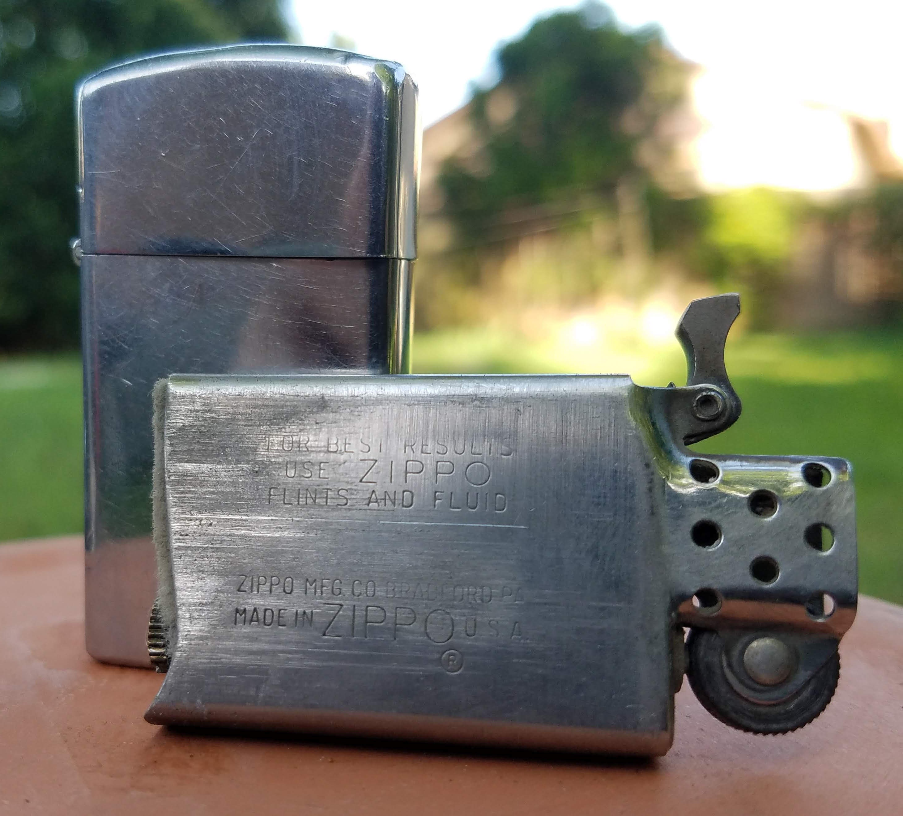 1976 Zippo Slim Lighter: Antique-collectible-tobacciana - Etsy
