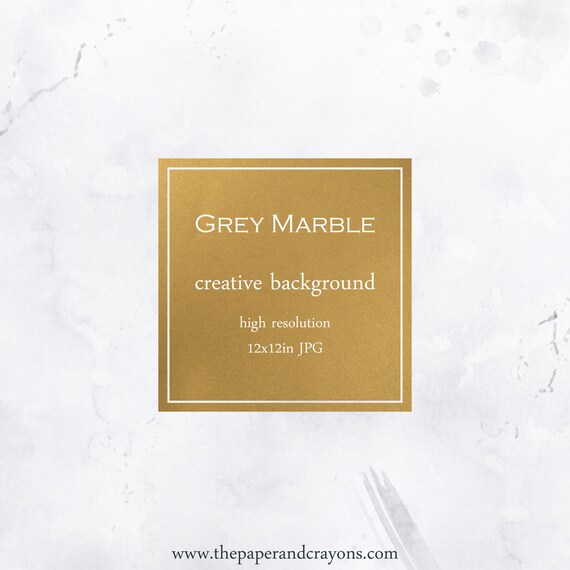 White Marble Background, Watercolor Texture, Digital Paper Clipart, Gray JPG, Commercial Use, PaperAndCrayons