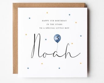 Any Age Heavenly Birthday Card, Baby Loss, Any Age, Miscarriage, Born Asleep, Angel Baby, Stillborn, Remembrance, Typography, In the Stars