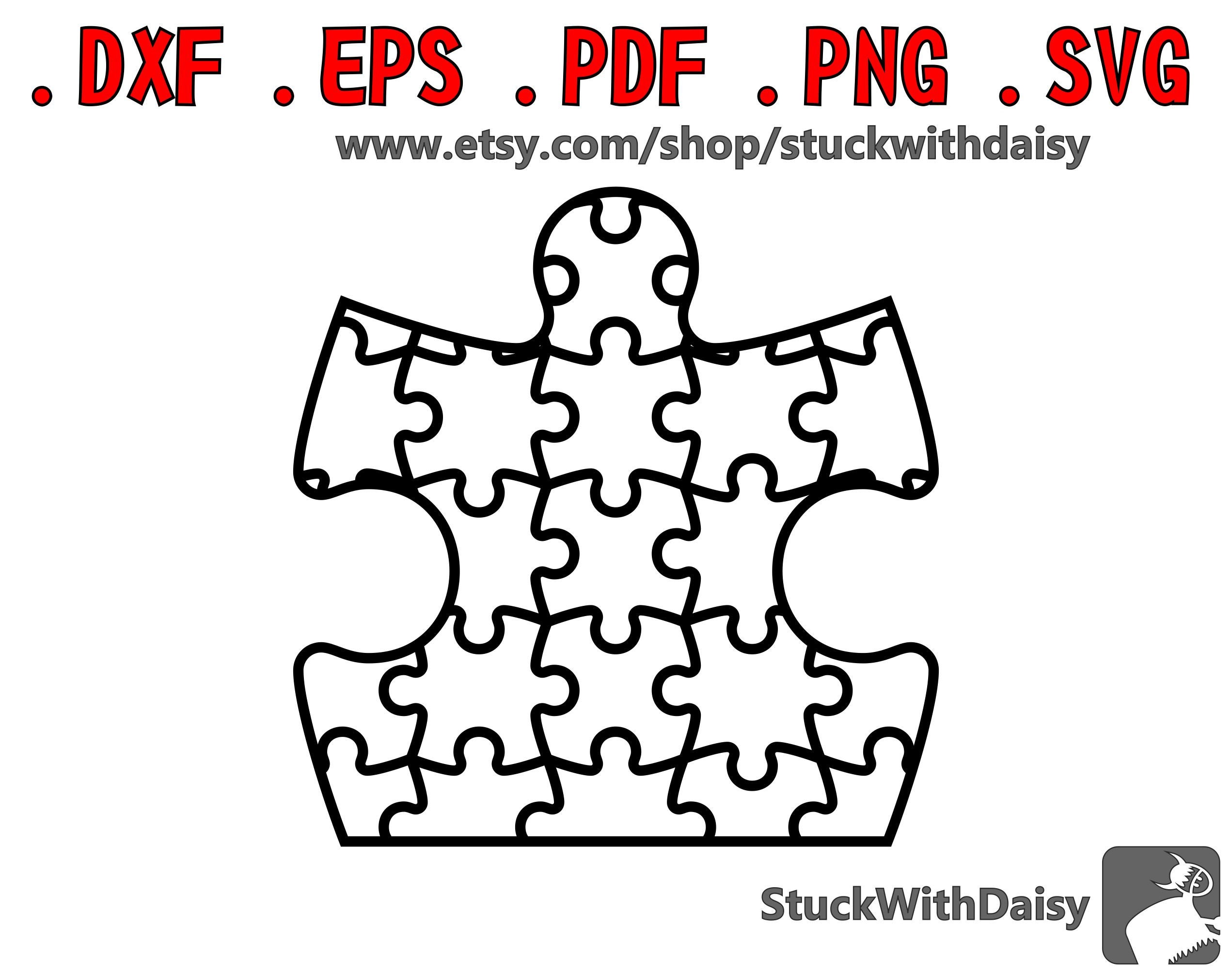 Puzzle Puzzle Piece Jigsaw Jigsaw Digital Download Vector Cricut Cameo