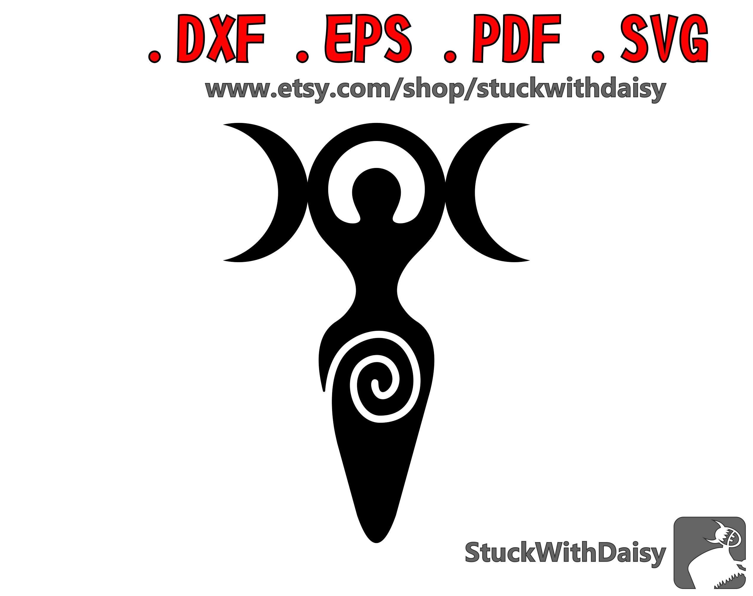 Spiral Goddess Digital Download SVG PNG