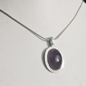 Necklace with an Amethyst pendant