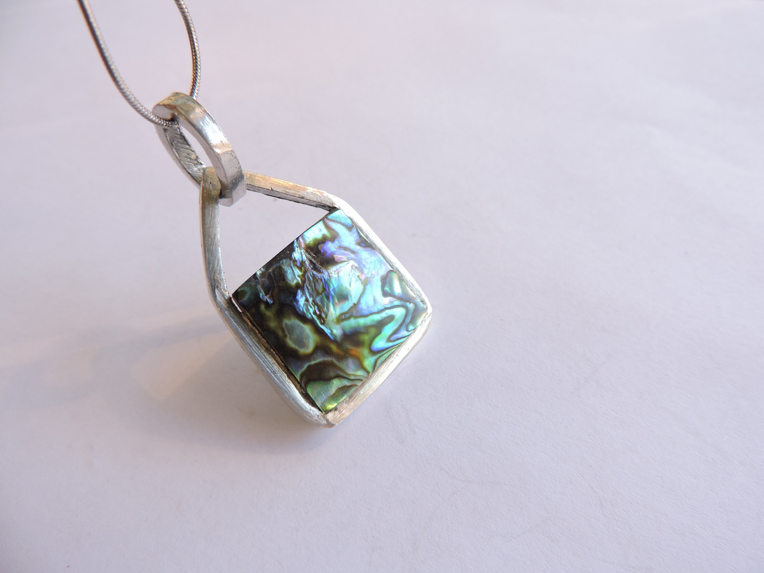 Necklace With An Original Pendant In Abalone Shell Etsy New Zealand