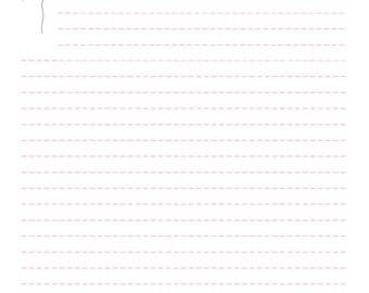 A5 theme kawaii Alpaca letter paper