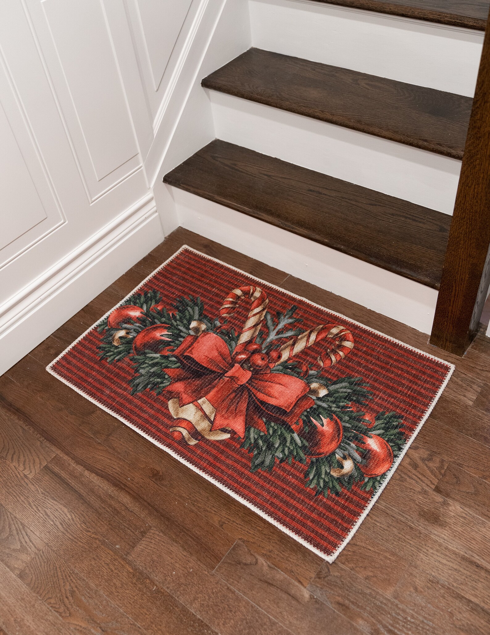 2x3 Cotton Special Design Indoor Christmas Accent Rug Grip Etsy