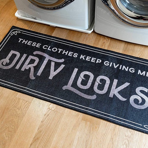 NOPE Soft Woven Rugs 24x56 Laundry Room Rug Funny Non Skid Etsy