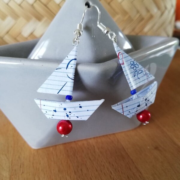 Boat Earrings Etsy