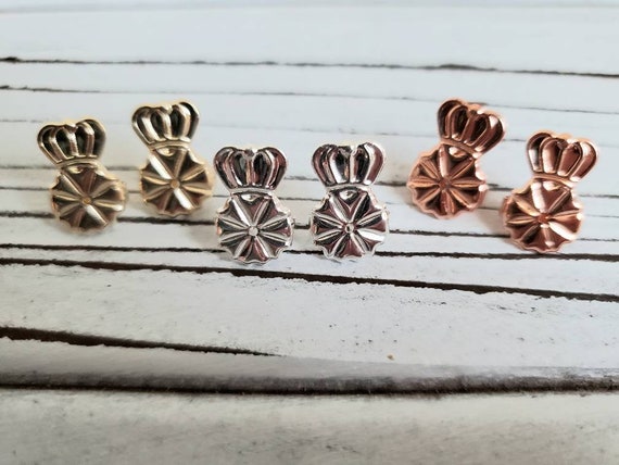 Earring Lifters - Earring Backs Lifts Heavy Stud Earrings, earlobe Support  for Earrings, Heart, Tiara Earring Backs for Heavy Earring, Upgraded Large