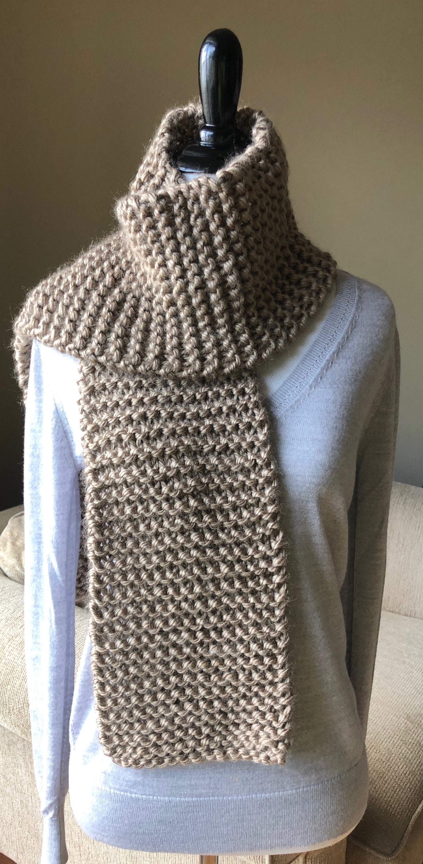 Beginner Knitting Kit. Scarf Knitting Kit. Knit Scarf. Learn to Knit. Providence Pink Yarn