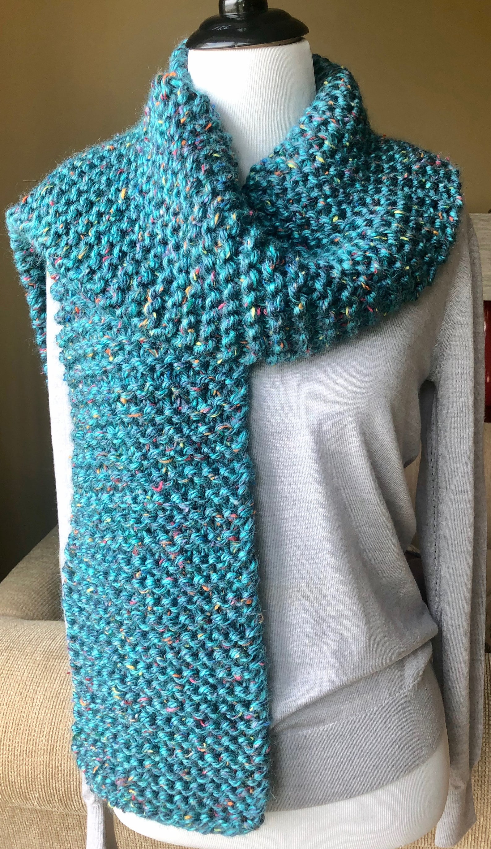 Beginner Knitting Kit. Scarf Knitting Kit. Knit Scarf. Learn Etsy