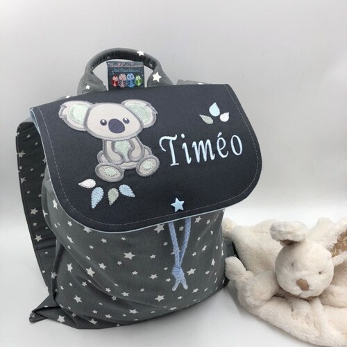 Child Backpack Personalized first Name Pattern Size 2/3 Etsy