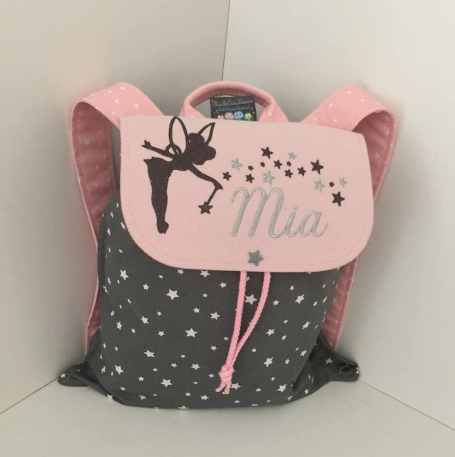 Sac à dos enfant personnalisé prénom motif taille 2/3 ans Etsy