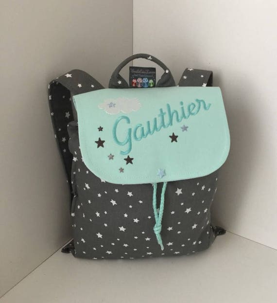 Gauthier le sac à langer en lin personnalisable